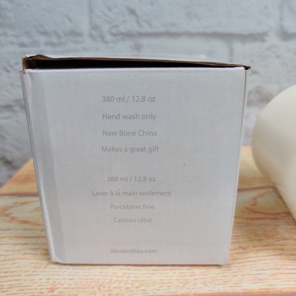 Sipology Steeped Tea Cocoa Mug Some Like it Hot Chocolate White 12.8 oz 380 ML - Picture 4 of 5